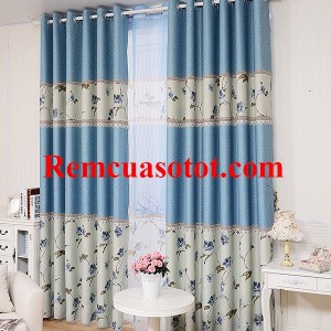 Rèm Ô rê, rèm vải cửa sổ đẹp cho căn hộ, biệt thự mã RV 841