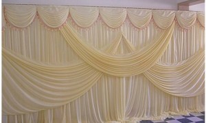 Rèm phông sân khấu đẹp lung linh cho đám cưới, sân khấu mã PHT 108