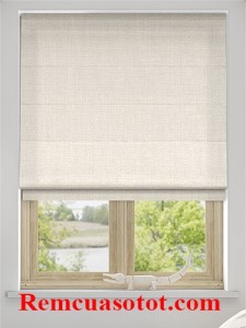 Rèm Roman, rèm vải xếp lớp đẹp giá rẻ mã RM 833