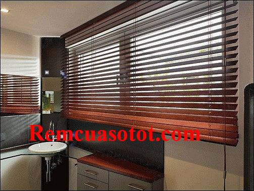 Rèm gỗ cho phòng bếp giúp thúc đẩy vận khí mã RG 129