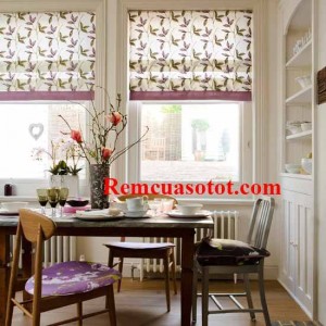 Rèm Roman cho cửa sổ nhỏ gọn gàng mát mẻ mã RM 844