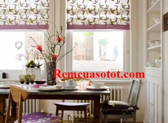 Rèm Roman cho cửa sổ nhỏ gọn gàng mát mẻ mã RM 844